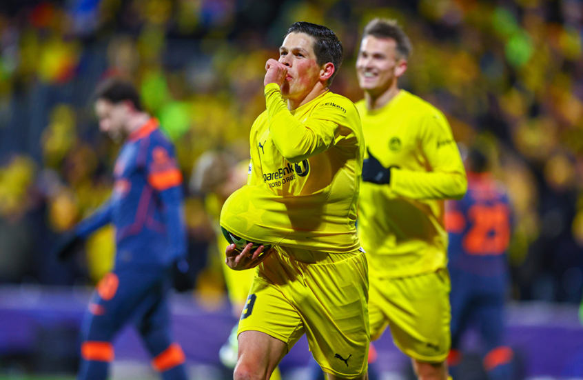 بودو غليمت النرويجي يصعق إنتر ميلان بثلاثية في ملحق دوري أبطال أوروبا