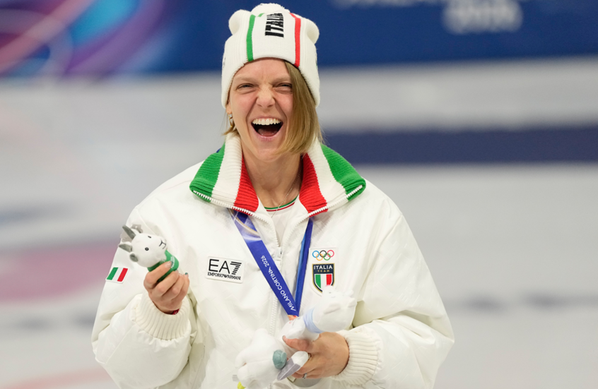 تحت أنظار جورجا ميلوني.. الإيطالية أريانا فونتانا تحقق إنجازا تاريخيا في أولمبياد ميلانو