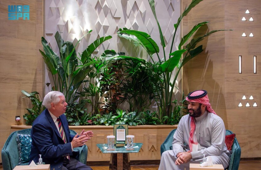 "السعودية هي مفتاح الأحجية للمنطقة".. غراهام بعد لقائه بن سلمان: استبدال النظام الإيراني ضروري