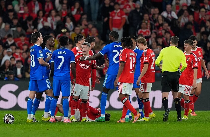 واقعة العنصرية ضد فينيسيوس.. رد فعل بنفيكا على إيقاف بريستياني من قبل "يويفا"