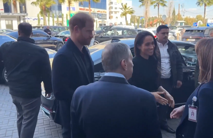 الأمير هاري وميغان ماركل يزوران المرضى من غزة في  مستشفى عمّان