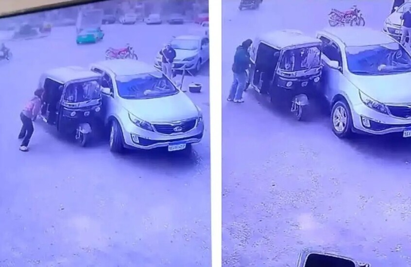 مصر.. سيدة تهاجم شابا بسلاح أبيض في الشارع