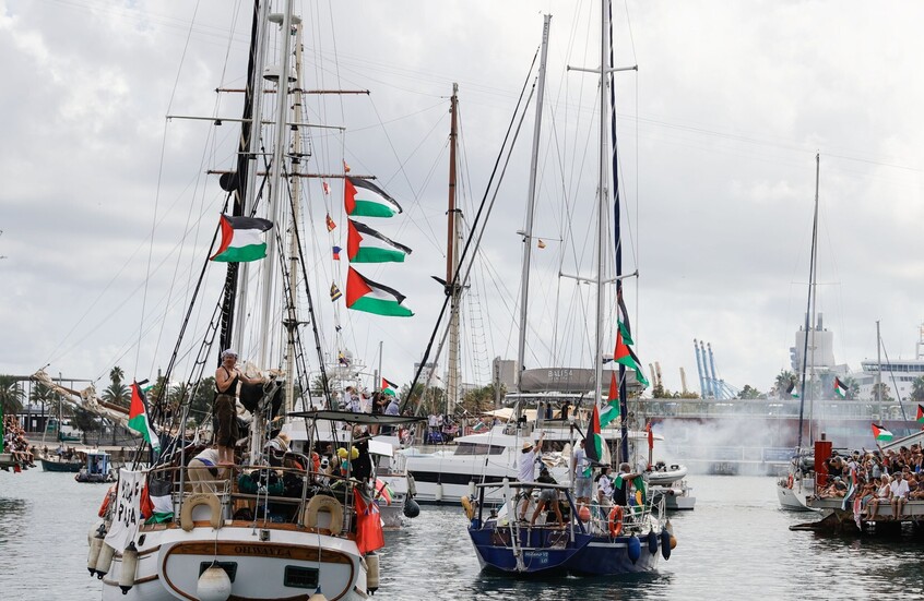 "أسطول الحرية والصمود".. 100 سفينة تتحدى حصار غزة