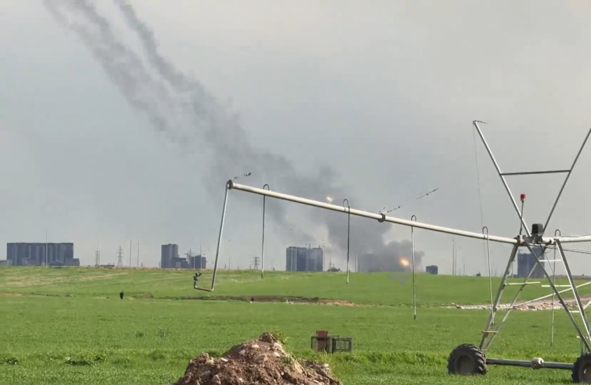 العراق.. مشاهد لاعتراض الصواريخ الإيرانية من قبل الدفاعات الجوية الأمريكية في أربيل