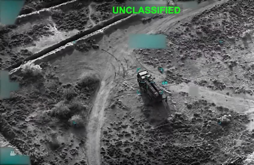 القيادة المركزية الأمريكية تنشر لقطات لاستهداف الأهداف الإيرانية