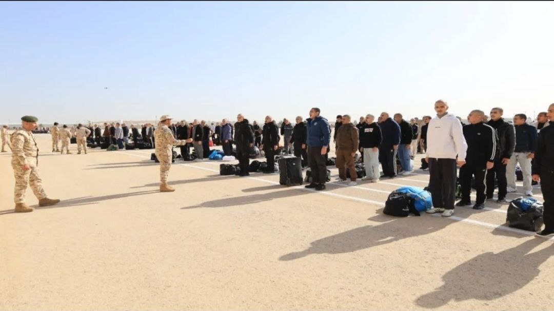 بدء الخدمة الإلزامية في الجيش الأردني والتحاق الدفعة الأولى من المنتسبين