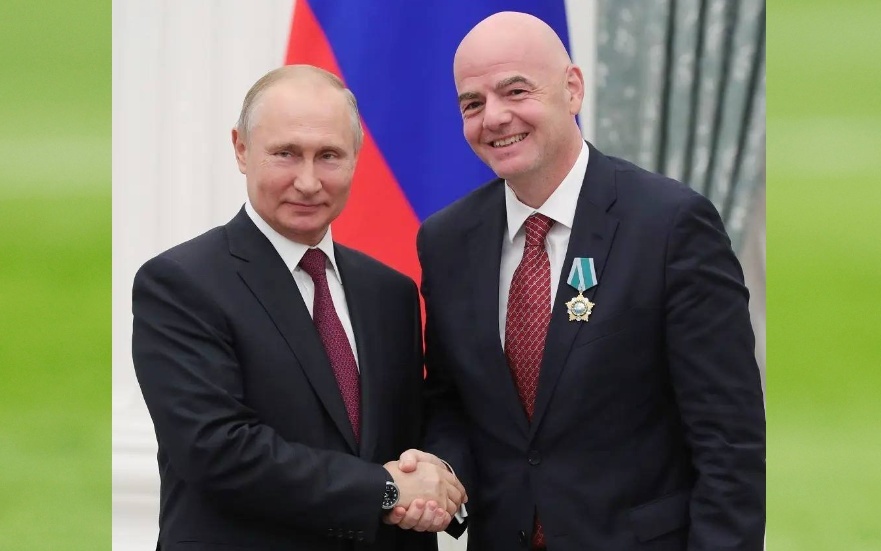 أوكرانيا تهاجم إنفانتينو بعد حديثه عن عودة روسيا.. و"فيفا" تحسم موقفها