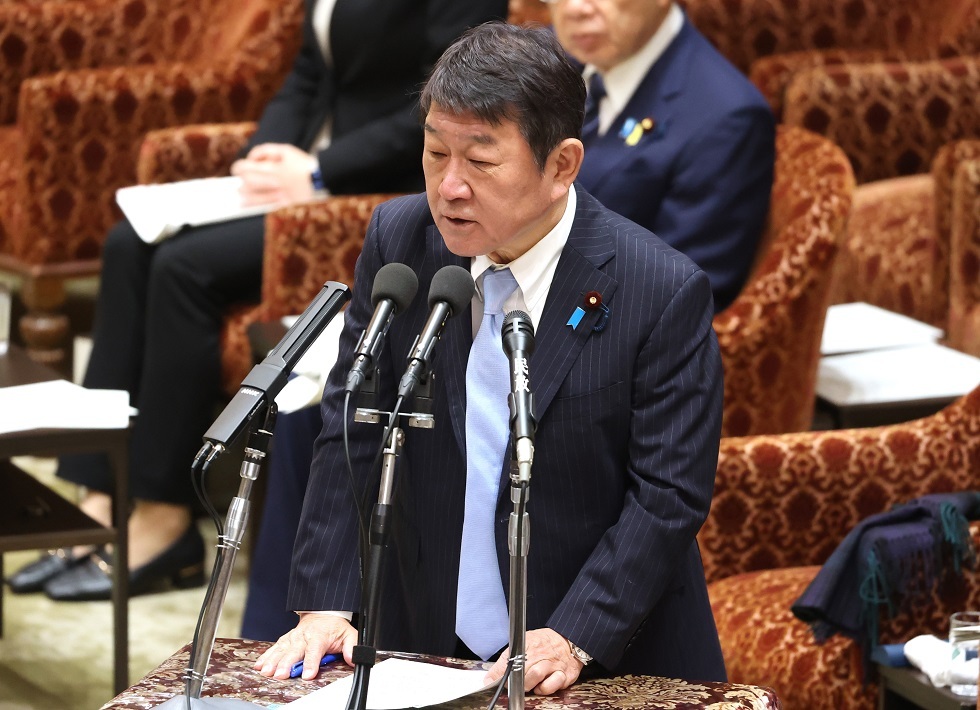 وزير خارجية اليابان يتحدث عن انضمام طوكيو إلى برنامج "الناتو" لإرسال مساعدات إلى أوكرانيا