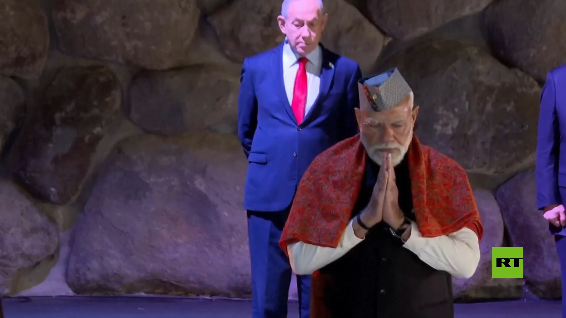 ناريندرا مودي يزور مركز "ياد فاشيم" لضحايا الهولوكوست برفقة نتنياهو