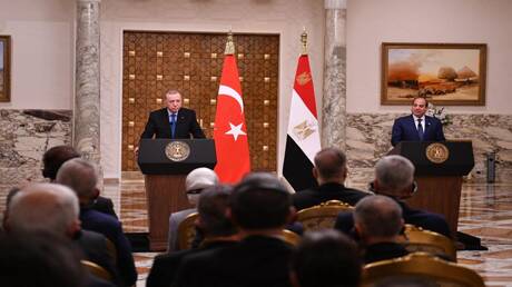 عاجل - أردوغان يشيد بمواجهة مصر لإسرائيل 