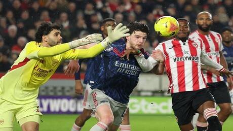 أرسنال يقع في فخ برينتفورد