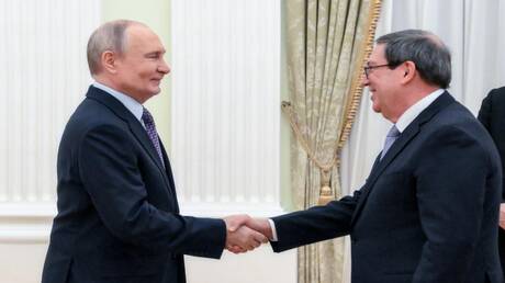 الرئيس بوتين يستقبل وزير الخارجية الكوبي في الكرملين