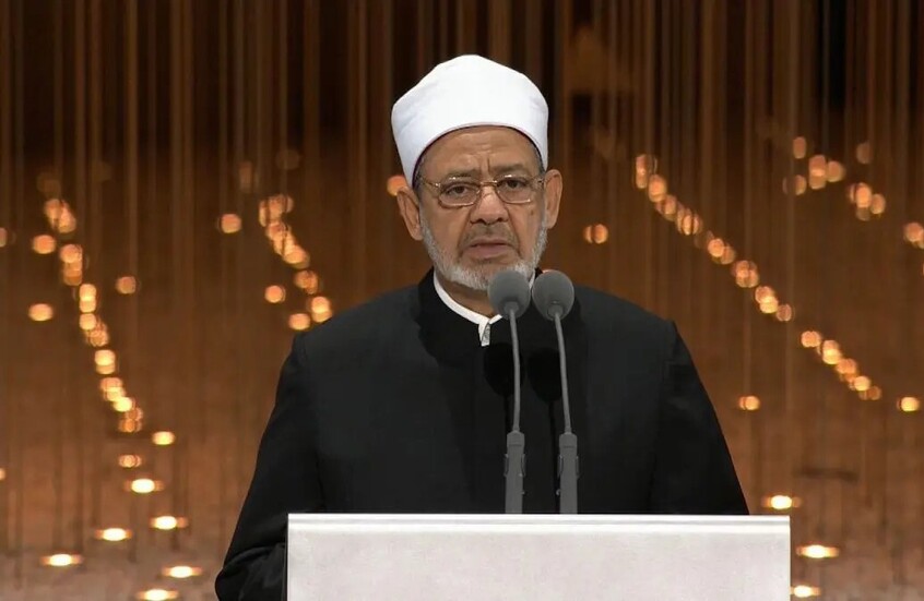 شيخ الأزهر يوجه أول رسالة للعرب والمسلمين بعد هجمات إيران