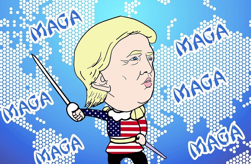 نصفها عربية.. مجلة "تايم" تنشر غلافا لقبعات ترامب وعليها أسماء 8 دول هاجمتها الولايات المتحدة (صور)