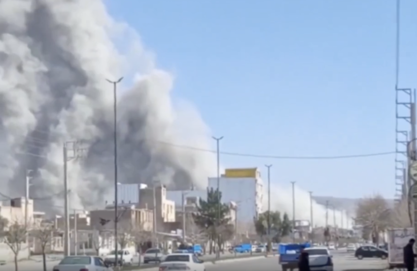 انفجارات قوية تهز محافظة إيلام غربي إيران