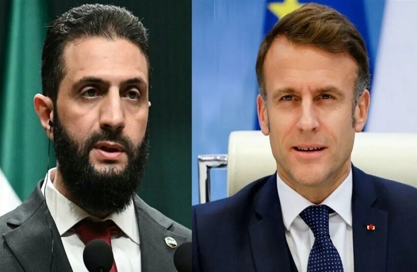 الشرع وماكرون يؤكدان هاتفيا ضرورة احتواء التصعيد في المنطقة