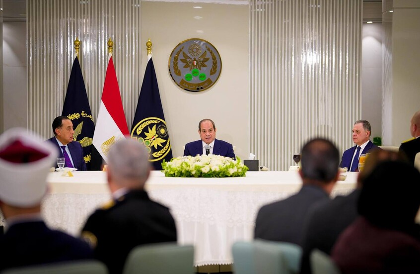 السيسي يحذر المصريين من "ضريبة باهظة" نتيجة الحرب الإيرانية