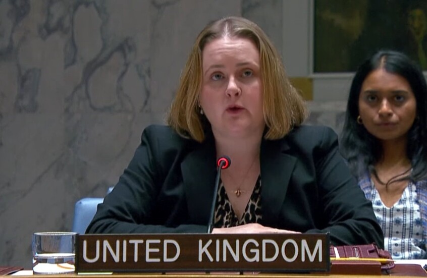 مندوبة بريطانيا بمجلس الأمن: ملتزمون بالقضاء على تهديدات الأسلحة الكيميائية في سوريا