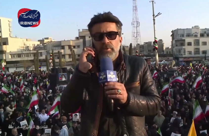 "لسنا خائفين".. انفجارات قوية تدوي أثناء بث مباشر لمراسل التلفزيون الإيراني في طهران