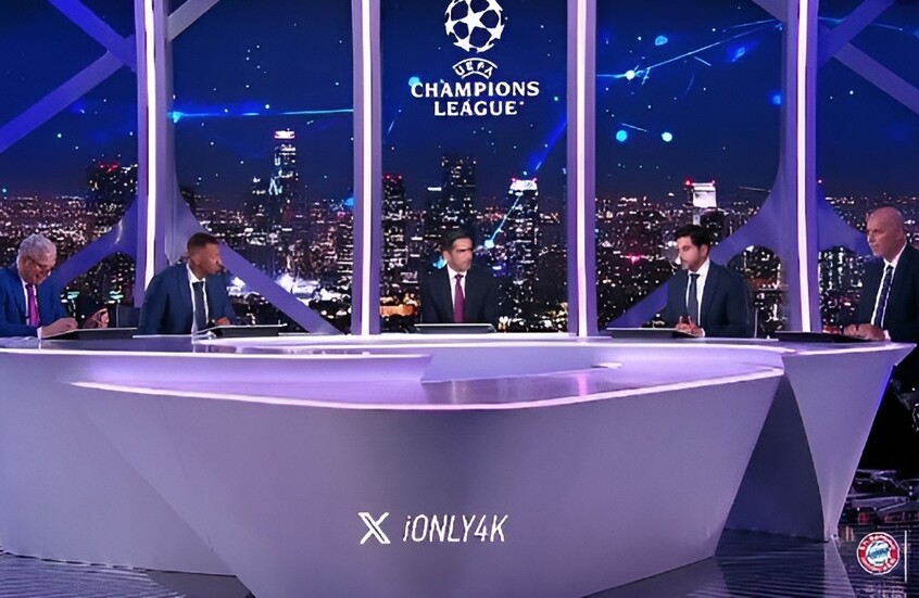 إنذار أمني يفاجئ محللي "بي إن سبورت" على الهواء (فيديو)