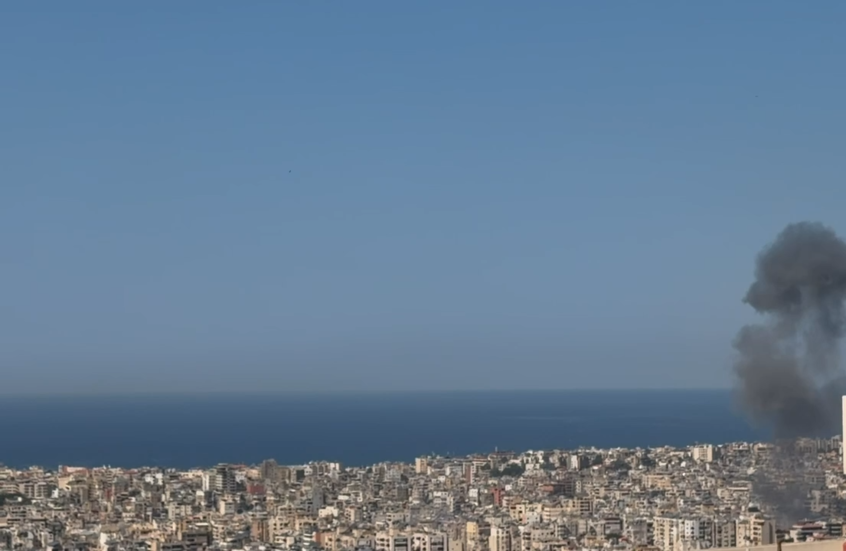 الجيش الإسرائيلي يشن غارات على الضاحية الجنوبية لبيروت (فيديو)