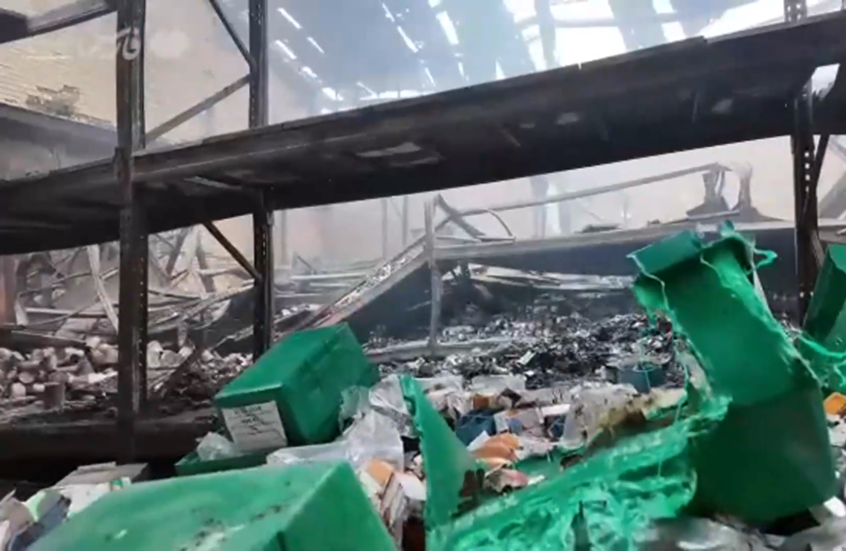 إيران.. الضربات الأمريكية الإسرائيلية طالت مستودعا لأدوية وحليب الأطفال