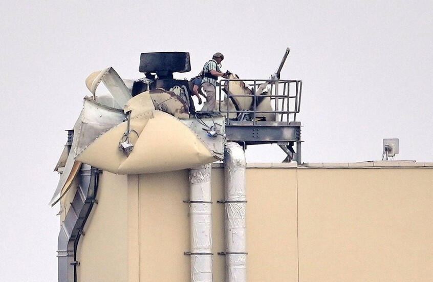 لقطات وصور للأضرار في السفارة الأمريكية ببغداد جراء هجوم المسيّرات