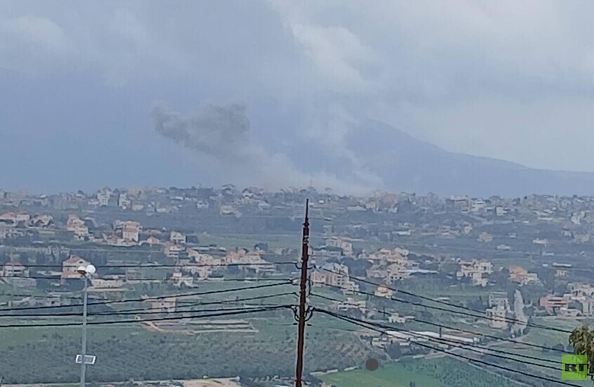مراسلة RT: غارات إسرائيلية مكثفة على قرى جنوب لبنان