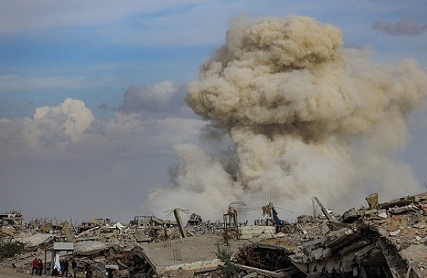 غزة: مقتل 8 من عناصر الشرطة الفلسطينية في غارة إسرائيلية استهدفت مركبتهم وسط القطاع