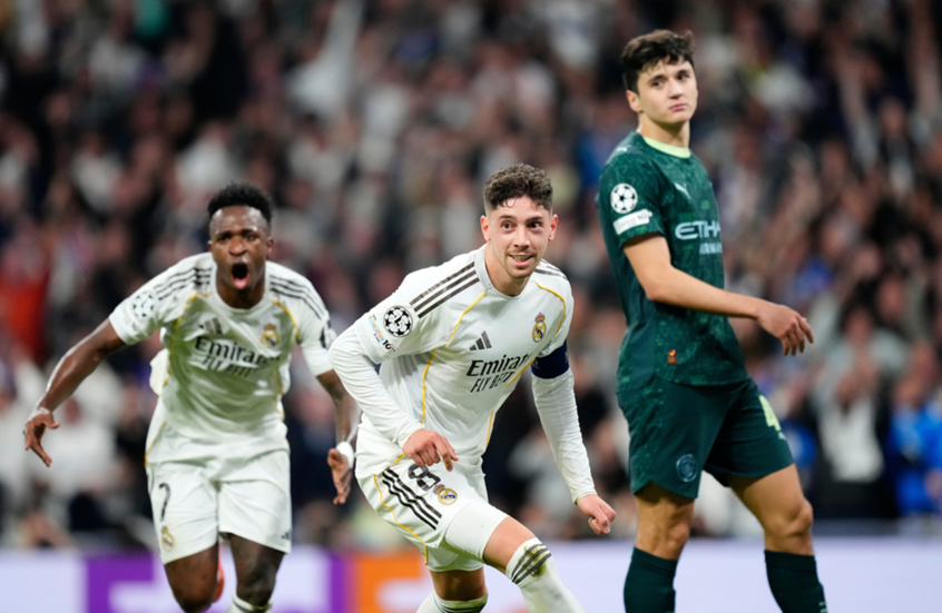 التشكيلة الأساسية لموقعة مانشستر سيتي وريال مدريد في ثمن نهائي دوري أبطال أوروبا