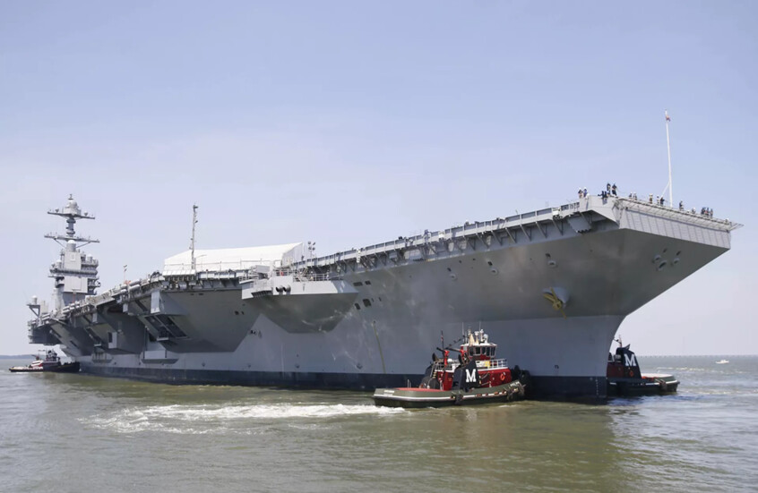 "السفن تتعب أيضا".. حاملة طائرات أمريكية تجاوزت طاقتها