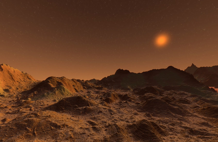 يشبه الهرم.. هيكل غامض على المريخ يثير جدلا كبيرا!