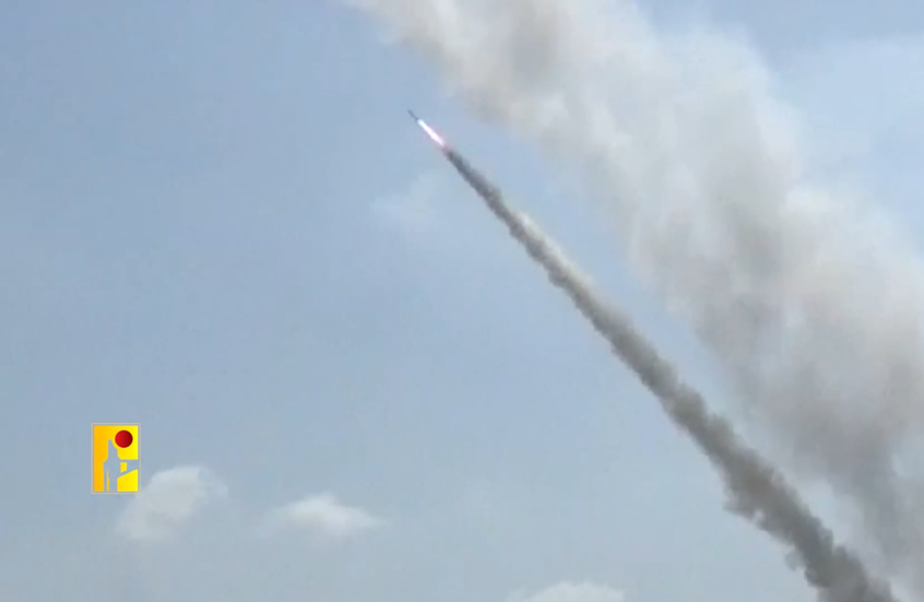 حزب الله يطلق صواريخ أرض-أرض باتجاه وسط إسرائيل