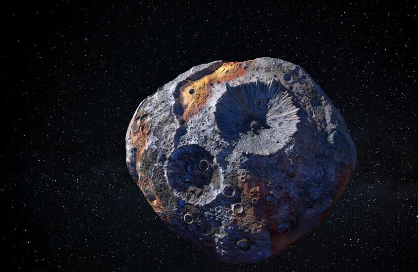 فوهة عملاقة على كويكب "16 سايكي" قد تحل لغزا عمره 200 عام