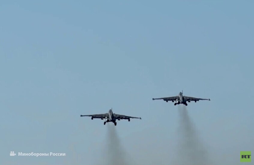 مقاتلات "سو-25" الروسية تستهدف معاقل لقوات كييف