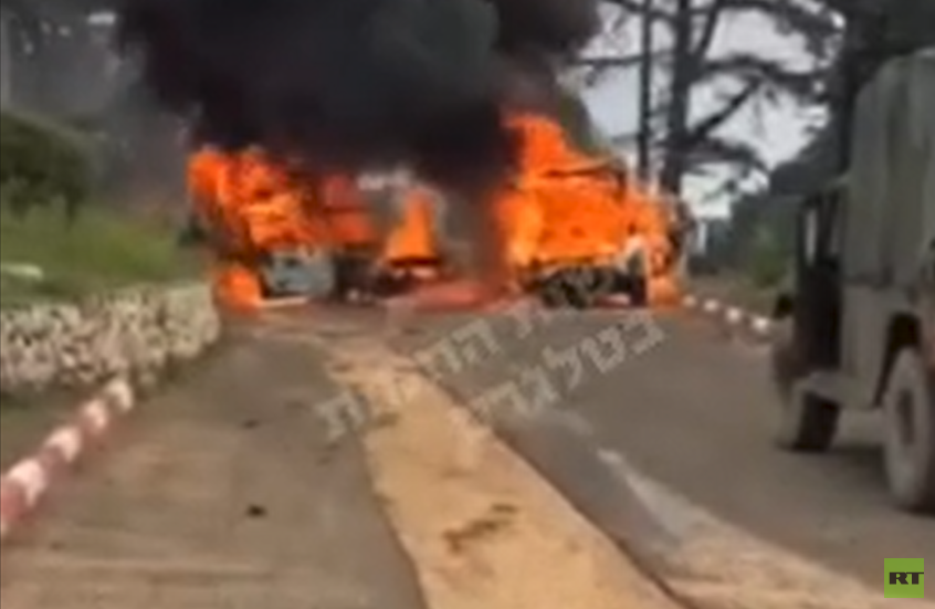 بالفيديو.. مقتل شخص بصاروخ أطلق من لبنان استهدف سيارة في مسغاف عام شمال إسرائيل