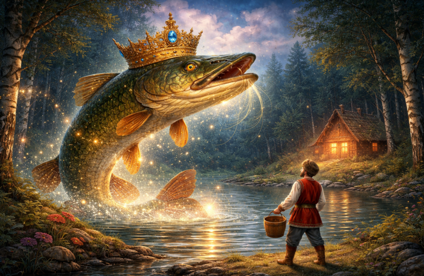 سمكة الكراكي.. حارس الأسرار والرابط الروحي في الفلكلور الروسي (فيديو)