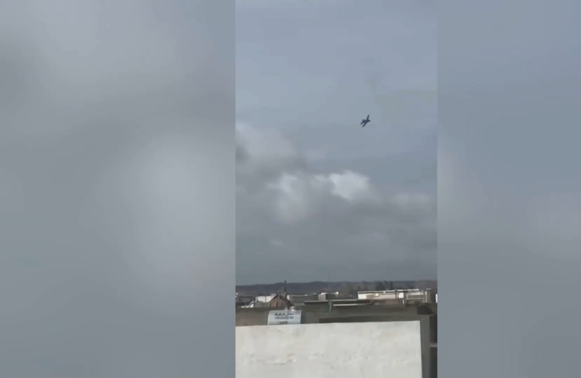 مشاهد لهجوم مميت على مستوصف الحبانية العسكري وشعبة أشغالها في العراق