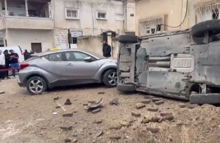 فوضى في كفر قاسم بإسرائيل بعد سقوط صاروخ إيراني