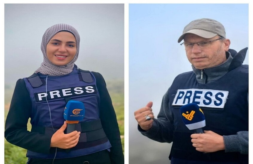 الميادين والمنار تنعيان المراسلين فتوني وشعيب إثر استهدافهما بغارة إسرائيلية جنوبي لبنان (فيديوهات)