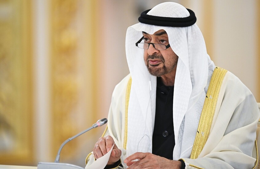 رئيس الإمارات يدين الهجوم الذي استهدف منزل رئيس إقليم كردستان العراق