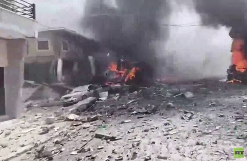 جنوب لبنان.. آثار الغارة الإسرائيلية في بلدة حناويه