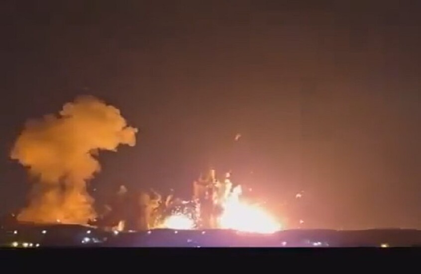 ترامب يوثق استهداف مستودع أسلحة ضخم في إيران بقنابل خارقة للتحصينات (فيديو)