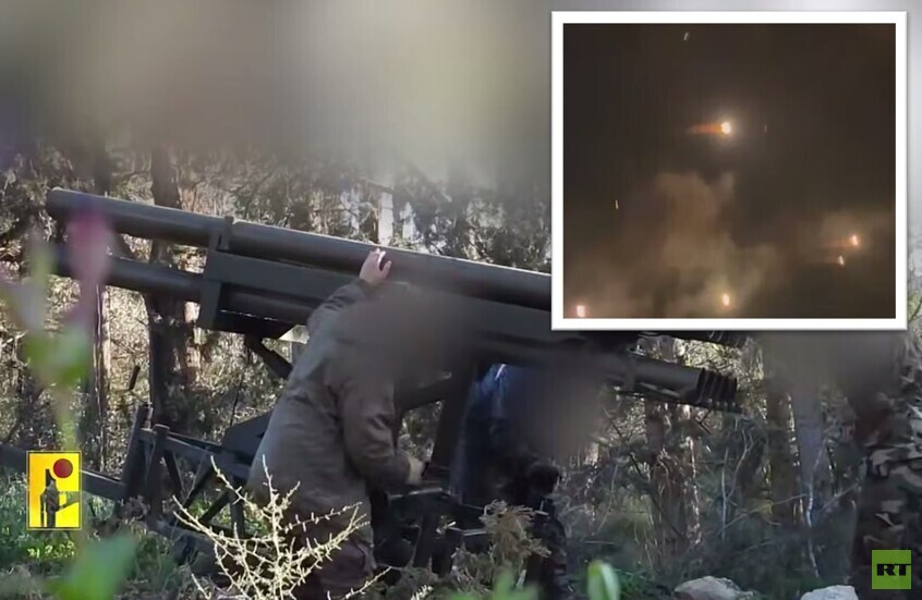 هجوم واسع ومكثف لحزب الله على قاعدة إسرائيلية