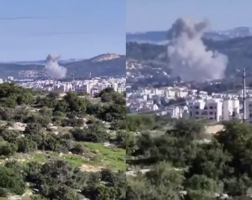 سقوط صاروخ إيراني بشكل مباشر في منطقة بيت شيمش غرب القدس