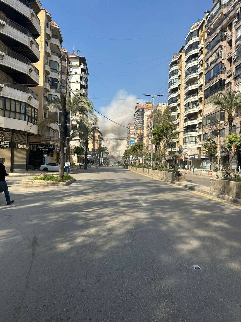 الجيش الإسرائيلي يوجه إنذارا لسكان الضاحية الجنوبية في بيروت (صورة)