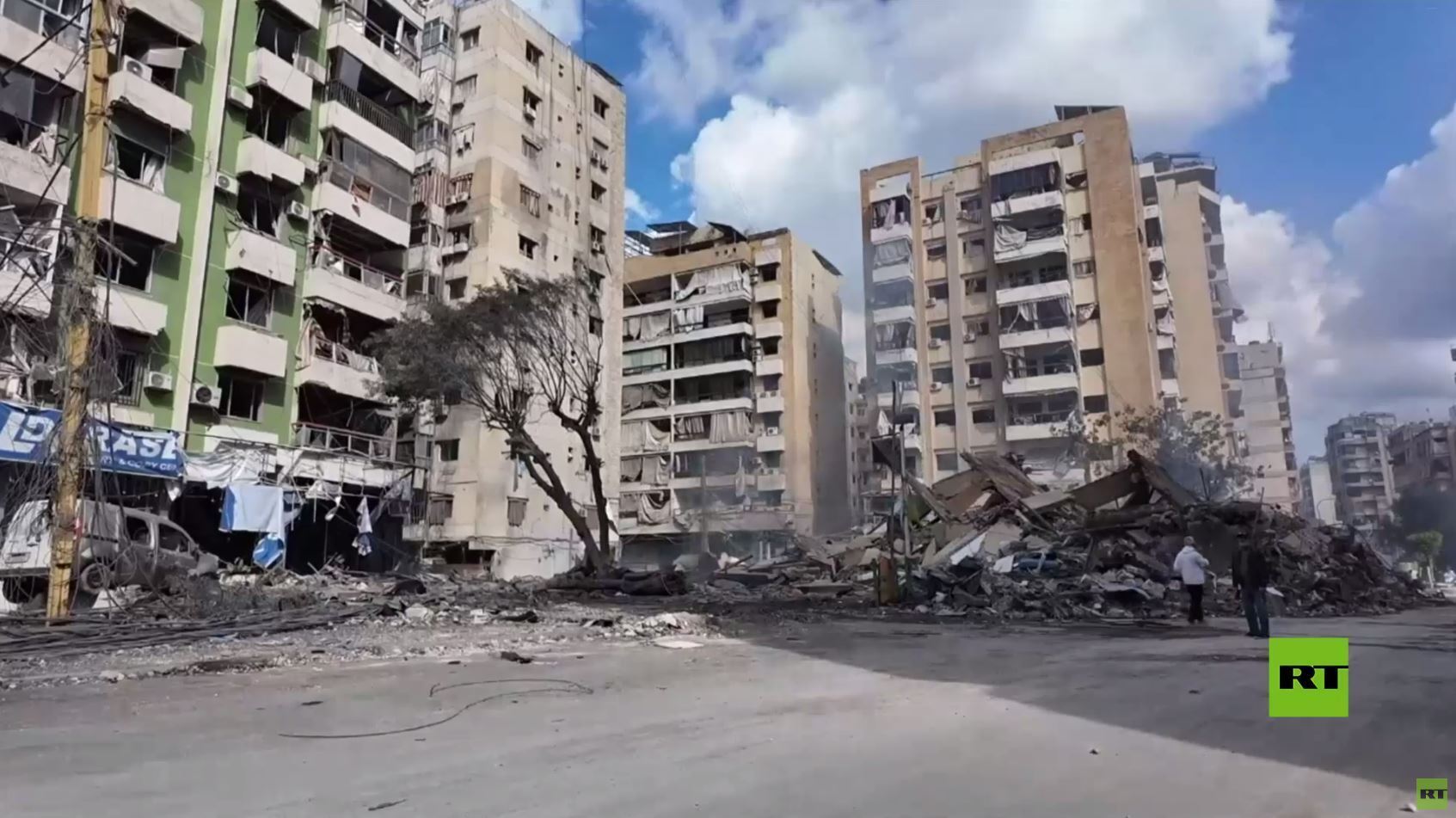 بيروت.. مشاهد حصرية لقناة RT بعد الضربات الإسرائيلية