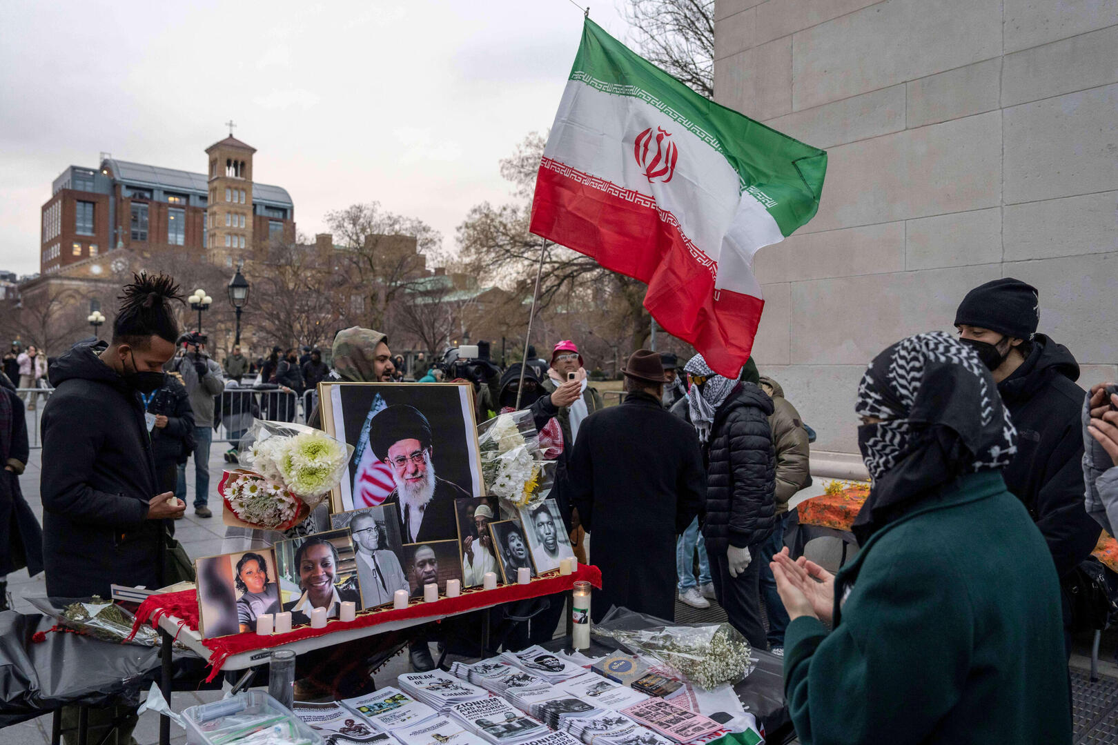 احتجاجات نيويورك بسبب الحرب على ايران تتحول إلى اشتباكات