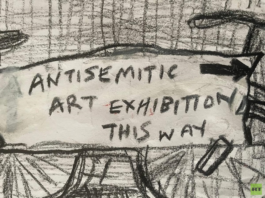 "يهود يأكلون أطفالا".. شرطة بريطانيا تعتبر معرض "رسومات ضد الإبادة الجماعية" قانونيا رغم الجدل