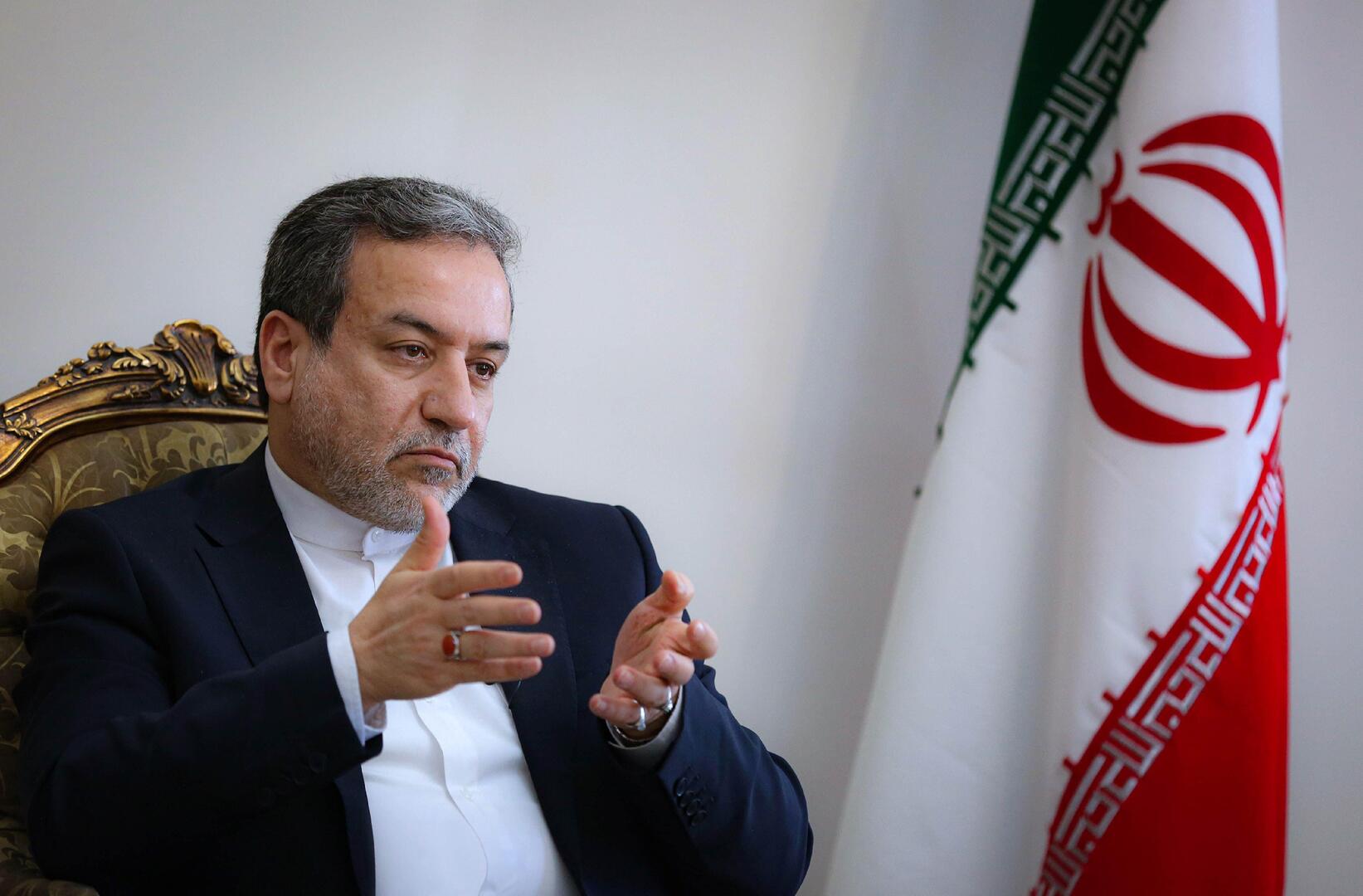 عراقجي: لم نجر أي مفاوضات مع الجانب الأمريكي